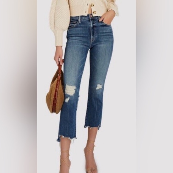 MOTHER Insider Crop Step Chew Dancing on Coals - Picture 2 of 13